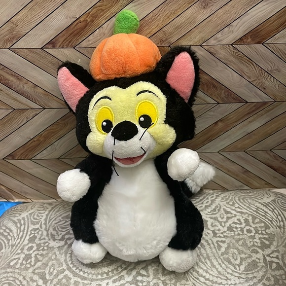 disney parks Other - Vintage Disney Parks Pinocchio Figaro‎ Cat Pumpkin Plush